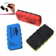 Dry Eraser Magnetic Whiteboard Board Eraserr for School Office, 4" L x 2" W, Pack of 2