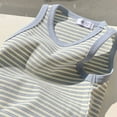 thumbnail image 4 of Liyamei Girls Striped Tank Top Summer Casual Sleeveless Shirt For Toddler Kids Comfortable Stretchy Outfit Playwear Everyday Wear Girls Blouses Size 5-6 Years, 4 of 4