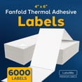 thumbnail image 3 of Etiquetas para impresora térmica LabelMe 4x6 FanFold 6000 para USPS, 3 of 6
