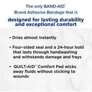 Band-Aid Brand SKIN-FLEX™ Adhesive Bandages, Extra Large Size, 7 ct (Pack of 6)