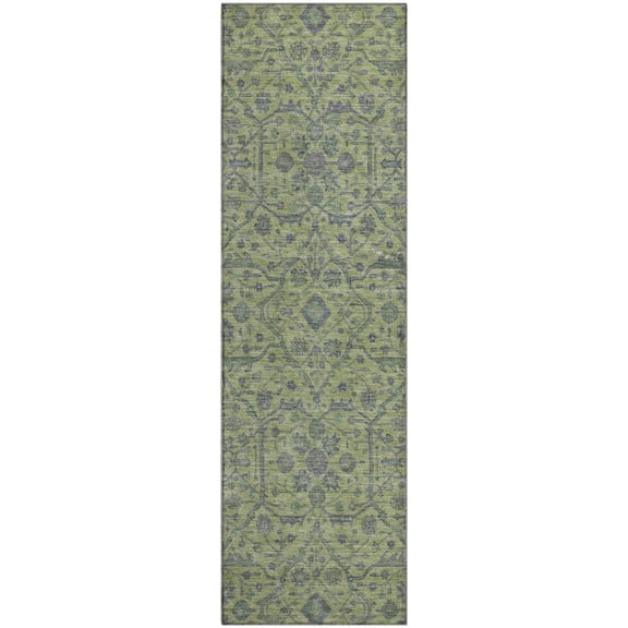Dalyn Rugs Premium Machine Washable Mayfield AMF1131 Lime 2'3" x 7'6" Runner Rug