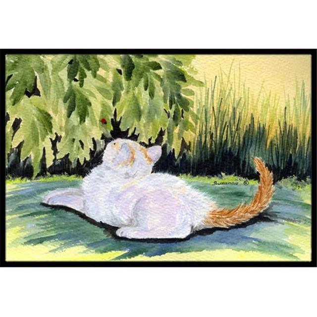 Carolines Treasures SS8273JMAT Paillasson pour Chat Intérieur Ou Extérieur - 24 x 36 Po.