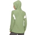 thumbnail image 2 of Little Donkey Andy Women's Breathable Lightweight Jacket UPF 50 Quick-dry Jacket with Hood for Running Walking (Mistletoe XS), 2 of 7