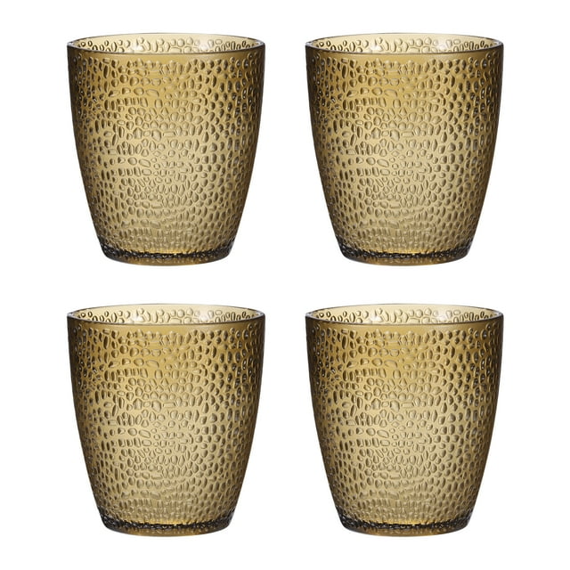 Vasos de acrílico de 7oz Uxcell, paquete de 4, vasos reutilizables de plástico para el hogar y al aire libre, café