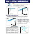thumbnail image 7 of 19 Inch 147N/33Lbs Universal Gas Struts Shocks Lift Supports Lid Stay Black Car RV, 7 of 7