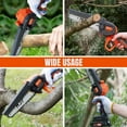 Mini Chainsaw Cordless 6Inch with 2 Battery, Brushless Motor, One