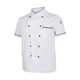 thumbnail image 2 of Hombres Mujeres Uniforme Chaqueta transpirable para camarero Catering Cook Hotel Culinary Blanco Salvador Chaquetas de cocinero, 2 of 10