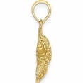 thumbnail image 2 of 10K Yellow Gold Textured Angel Fish Charm (21.5 X 9.75) Made In United States 10k7699, 2 of 5