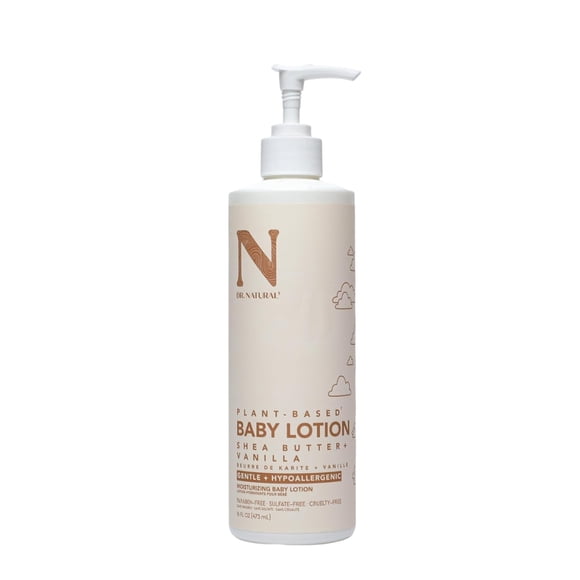 Crema Corporal Dr. Natural con Manteca de Karité Orgánica + Vainilla 100% Natural Bebé y Niño 473 ml