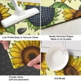 thumbnail image 3 of Yellow Sunflower Seed Pattern Kitchen Rug Mat,Kitchen Runner Rugs Non Skid Washable,Decorative Kitchen Floor Mats for Kitchen,Sink,Laundry,17"X47", 3 of 5