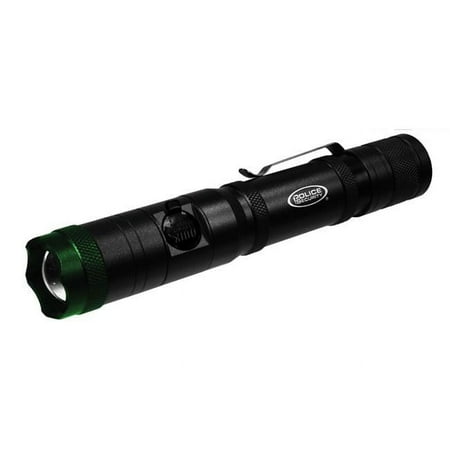 UPC: 0704673982952 | Police Security 98295 800 Lumen Dover LED Rechargeable Focusing Flashlight Black