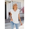 thumbnail image 6 of XCHQRTI Women's Casual Cap Sleeve Tank Tops Summer Trendy Dressy Sleeveless Vest Ladies Tee Tops, 6 of 9