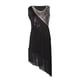 thumbnail image 1 of Vestido de noche de baile sin mangas con lentejuelas de Ropa de baile Negro jinwen  Vestidos de baile latino para mujer, 1 of 8