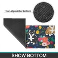thumbnail image 6 of Shiba Inu and Pioneer Flower Kitchen Rugs Sets Of 2,Anti Fatigue Kitchen Mat Rugs Non Slip Washable,Decorative Kitchen Floor Mats for Kitchen,Sink,Laundry,17"x30"+17"x47", 6 of 7