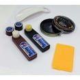 thumbnail image 2 of SHINE SHINE Deluxe Shoe Shine Kit | Premium Black Solid & Liquid Polishes | 6" (15.2 cm) White Plastic Shoe Horn | 12" x 12" Quality Buffing Cloth | Pinnacle of Footwear Radiance, 2 of 2
