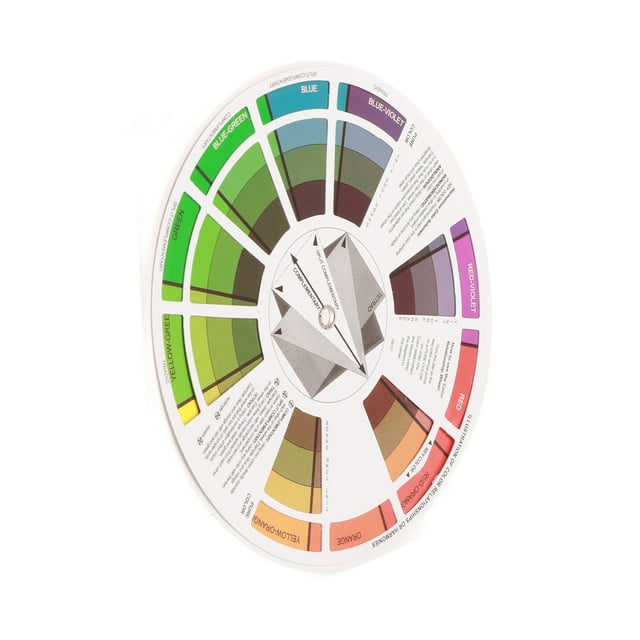 Roue de Couleur Pigment, Roue de Couleur, Papier de 5,5 Pouces pour Salle de Classe