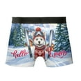 thumbnail image 2 of Hello Welcome Winter The Ski West Highland White Terrier Snowy Day All Over Print Boxer Briefs Underwear for Men Dad Westie Westy Dog Lover - 13013, 2 of 6