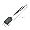 1pc Name Employee ID Cover Holder with Hanging Strap(Black)