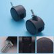 thumbnail image 5 of 6mm Threaded Stem 40mm Dual Wheel Rotatable Caster Black, 5 of 5