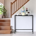 thumbnail image 3 of Console Table, Narrow Entryway Table, Industrial Sofa Table w/Shelf for Corridor, 3 of 12