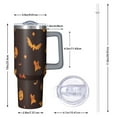 thumbnail image 2 of Glowing Halloween Icons Pattern Tumbler with Handle and Lid,40oz Double Wall Vacuum Insulated Tumbler,Cups Gift for Women and Men, 2 of 7