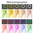 thumbnail image 4 of Amdohai 10 Inch RGB Ring Light LED Colorful Fill-in Light for Live Streaming Selfie, 4 of 7