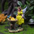 thumbnail image 1 of Hada de flores de resina, pequeña joyería, ángel creativo, micropaisaje para decoración de jardín, princesa, 1 of 5