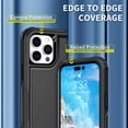 thumbnail image 3 of JTCASES for iPhone 15 Pro Max Case with Wireless Charging, Hybird Shockproof Bumper Anti-fall Rugged Non-slipping Protective Shell for iPhone 15 Pro Max (6.7" 2023), Black, 3 of 8