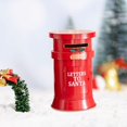 thumbnail image 1 of Buzón de Papá Noel con decoraciones navideñas, buzón decorativo navideño, buzón de correo, buzón de entrega navideña para fiestas, exteriores, hogar, 1 of 8