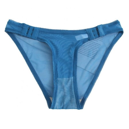 

Xmarks Women s Seamless Panties See-Through Underwear Sexy Panties Bikini Panty Adjustable Waist Breathable Briefs S-L