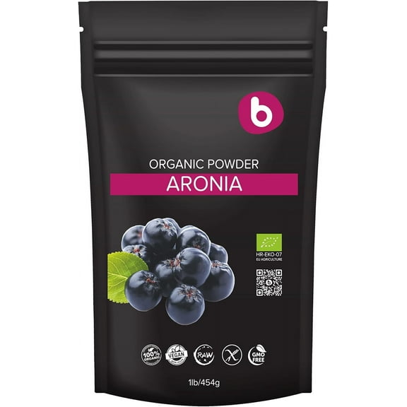 Bobica's Premium European Organic Aronia Berry Powder - Chokeberry Extract 1lb