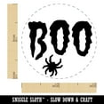 thumbnail image 2 of Boo with Spider Halloween Self-Inking Rubber Stamp Ink Stamper - Black Ink - Mini 1/2 Inch, 2 of 7