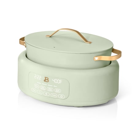 Beautiful 10 in 1, 6 Qt Electric Multi-Cooker, Sage Green by Drew Barrymore