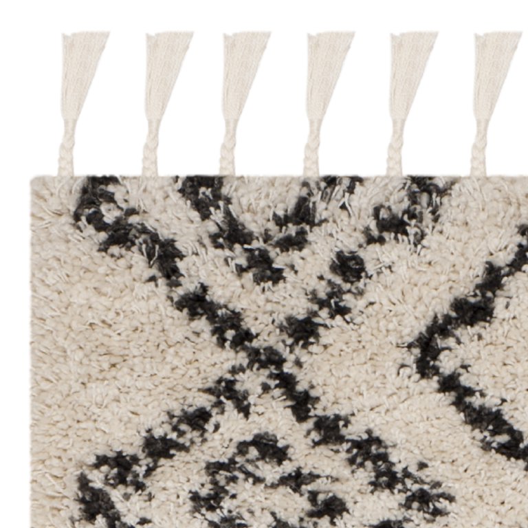 SAFAVIEH Moroccan Fringe Janie Geometric Shag Runner Rug