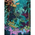 thumbnail image 1 of Tropical Jungle Forest Vibrant Colour Illustration Unframed Wall Art Print Poster Home Decor Premium, 1 of 5