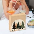 thumbnail image 3 of Yayeee Napkin Holder for Table Set of 2 Kitchen Paper Tissue Organization, Beige Christmas Trees, 3 of 8