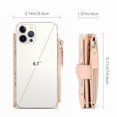thumbnail image 6 of GAEKEAO Wallets for Women RFID Blocking Medium Bifold Ladies Wallet Leather Floral Card Holder Purse with Zipper Coin Pocket, 6 of 10