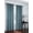 Medium Blue, variant on 2 Pack: Regal Home Collections Ultra Luxurious Semi Sheer Shimmer Grommet Top Curtain Panels - Seaside Blue