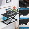 thumbnail image 2 of Raathionty Height Adjustable Standing Desk Converter, Computer Keyboard Stand for Desktop, Keyboard Riser for Stand Up Desk Riser, Ergonomic Sit Stan, 2 of 6