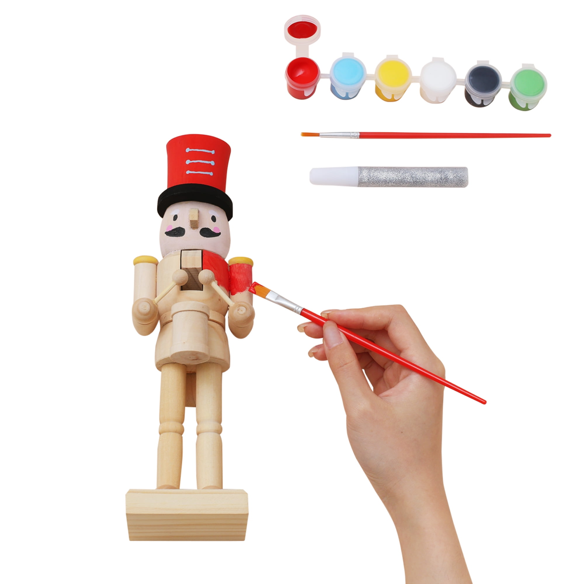 HELLO HOBBY Nutcracker Craft Kit, Hello Hobby, Nutcracker Craft
