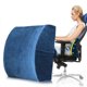 thumbnail image 3 of Cojín de espuma viscoelástica para apoyo de espalda, del dolor de espalda inferior para trabajadores de oficina de asiento de coche de coche , Azul Zafiro Rey BLESIY Cojín de apoyo para la espalda, 3 of 8