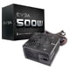 thumbnail image 1 of Fuente de Poder PC 500W Gamer EVGA 80 Plus White 100-W1-0500-KR, 1 of 6