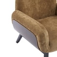 thumbnail image 5 of Christopher Knight Home Accent Armchair with Wrap-Around Backrest, Solid Wood Frame, Tan, 5 of 8