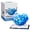 Blue, variant on 768Pcs 3D Floral Heart Building Kit, Love Hidden in Flowers Bouquet, Creative DIY Craft Set , Valentine's Birthday Mother's Day Graduation Gift, Home Decor,Red