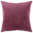 thumbnail image 1 of HomeRoots 403459 Berry Solid Reversible Cotton Velvet Throw Pillow, 1 of 1