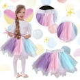 thumbnail image 2 of Falda Tutú para Niñas - Pack de 5 Colores, Tul de 3 Capas, Cintura Elástica, para Ballet, Fiestas, Disfraces y Disfraces de Fiesta, 2 of 7