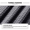 thumbnail image 6 of SHANNA Non-Slip 7-Pieces Polyester Sectional Recliner Sofa Covers, Gray, 6 of 11