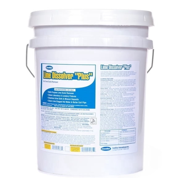 ComStar Lime Dissolver Plus,  5 Gallons, No Fume Scale Remover, Powerful Lime & Scale Cleaner for Cooling Towers, Boilers, Coils, Urinals, Toilets, Ice Machines, Lab Equipment (30-361)