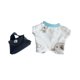 thumbnail image 1 of Ropa de muñeca de peluche perfecl de 15cm con bolso y pijamas azul, 1 of 7
