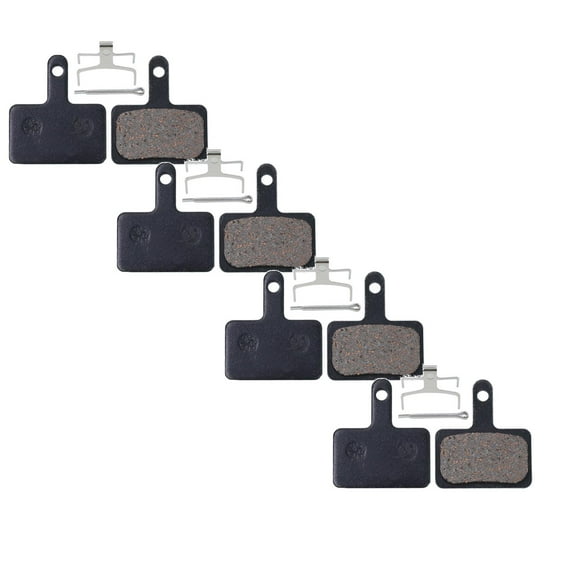 4pcs Bike Brake Pads High-Performance Brake Pads Disc Brake Pads & Spring for Mountain Bike Disc Brakes Bike Pads Compatible with TRP Tektro Shimano Deore Br-M575 B01s Mt200 M525 M515 T615 T675